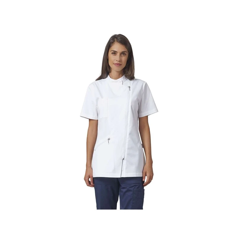 Liquidación total - Casaca de mujer a mangas cortas Kate Dr.Blue Siggi - 04CS1689/00-0757 Talla S Color Blanco