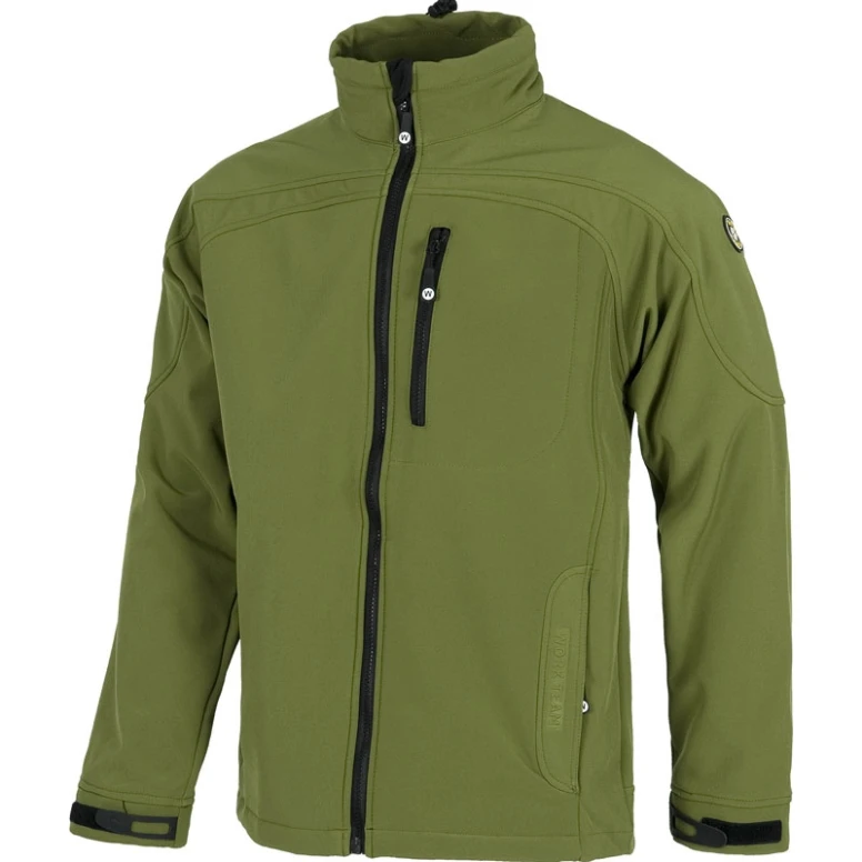 Liquidación total - Chaqueta Workshell de invierno multibolsillos con malla interna - Workteam color Gris Talla XL