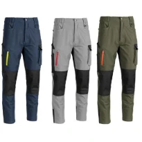 Liquidación total - Pantalón de trabajo Multibolsillos Stretch Sottozero Short S.S. SS100 Talla L Color Gris Negro
