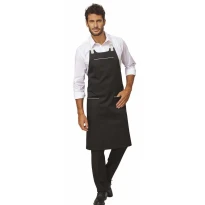 Liquidación total - Delantal de trabajo Ramon Siggi semplice e resistente - 28PZ0381/00-0819 Talla Unica Color Negro