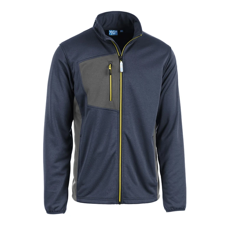 Liquidación total - Sudadera de trabajo Cremallera completa Multibolsillos Sottozero Trekking 70700 Talla L Color Azul Gris