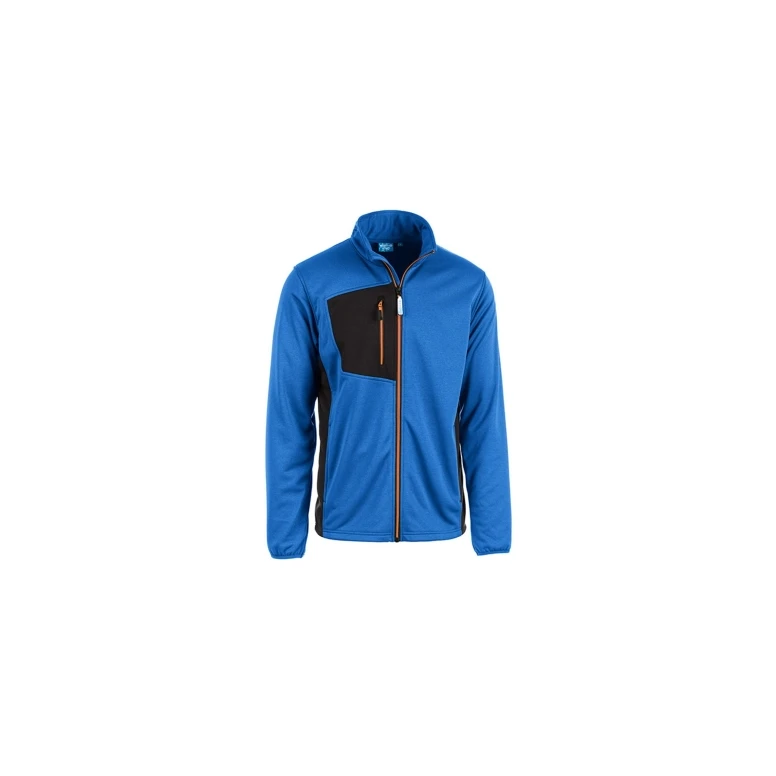 Liquidación total - Sudadera de trabajo Cremallera completa Multibolsillos Sottozero Trekking 70700 Talla L Color Azul Gris