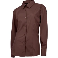 Camisa de trabajo ajustada de mujer de manga larga - Workteam