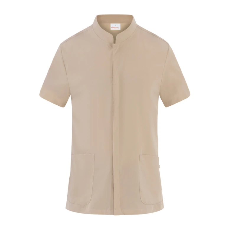Liquidación total - Casaca de Hombre de trabajo Ruben multibolsillos Giblor's 25P03K466 Talla 3XL Color Beige