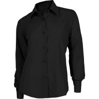 Camisa de trabajo ajustada de mujer de manga larga - Workteam