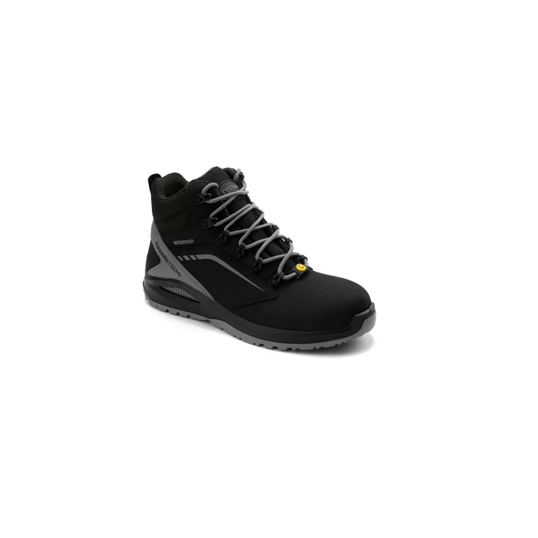 Liquidación total - Zapatos de seguridad Altos Sin metal Rossini Streif Grey High S7L SR FO ESD PPRC414 Número 43