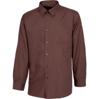 Camisa de trabajo con cuello clásico y manga larga - Workteam