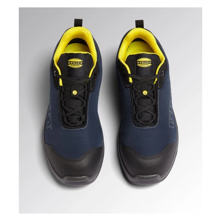 Liquidación total - Zapatos de seguridad Diadora Smart Softbox Low S1PL FO ESD SR 701.179958 Número 43 Color Azul