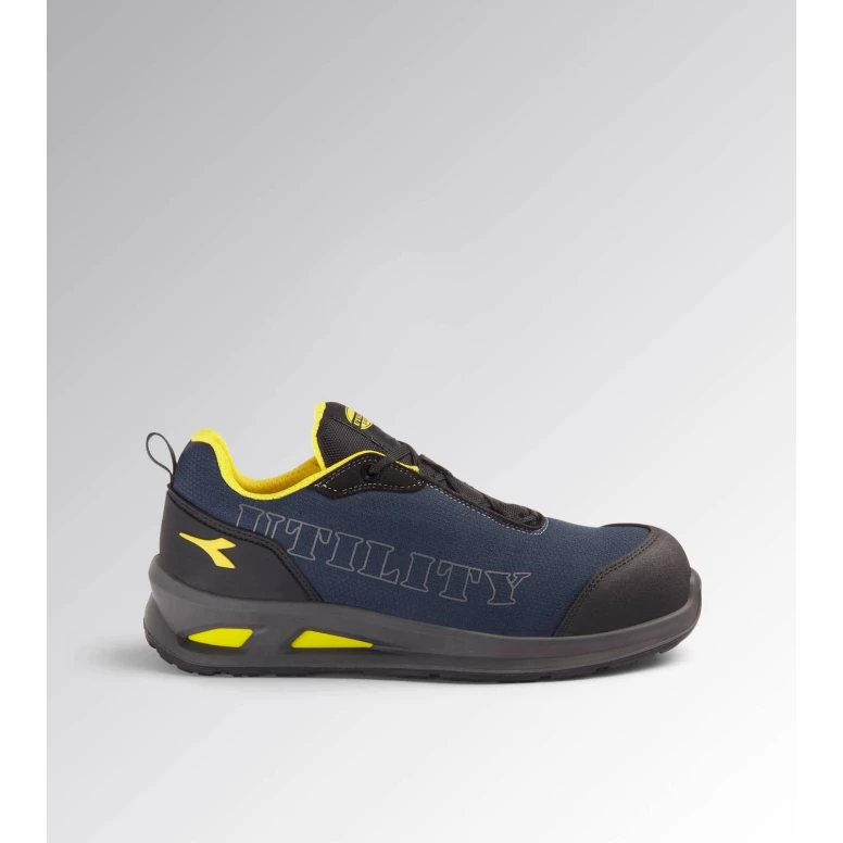 Liquidación total - Zapatos de seguridad Diadora Smart Softbox Low S1PL FO ESD SR 701.179958 Número 43 Color Azul