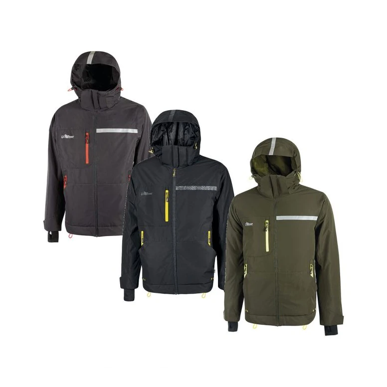 Liquidación total - Chaqueta de trabajo Multibolsillos U-Power WINK FU255AG Talla 2XL Color Gris asfalto