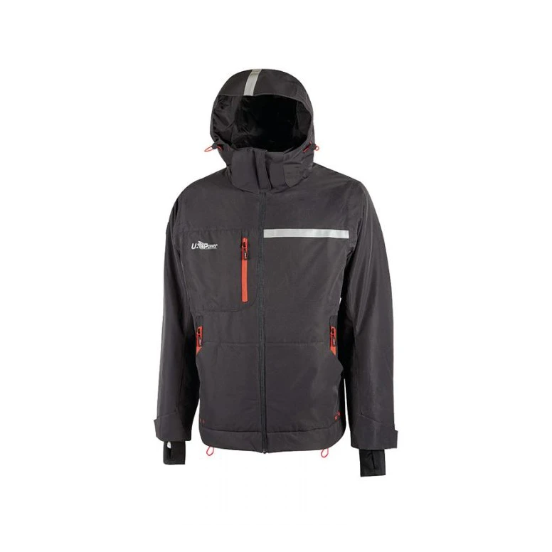 Liquidación total - Chaqueta de trabajo Multibolsillos U-Power WINK FU255AG Talla 2XL Color Gris asfalto
