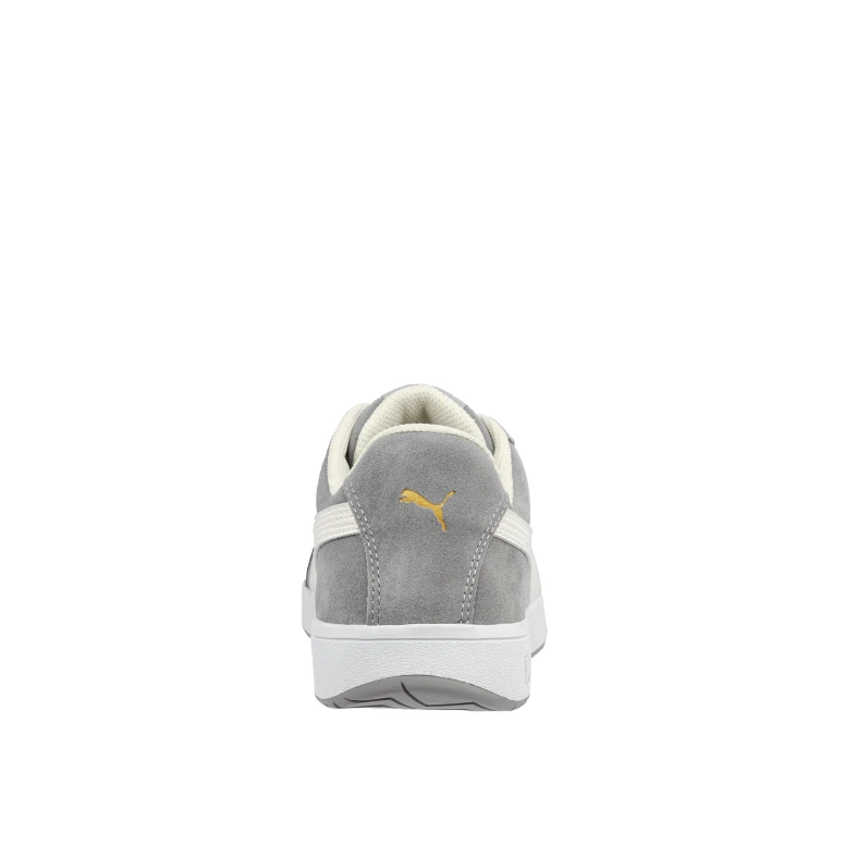 Liquidación total - Zapatos de seguridad Puma Iconic Suede Grey Low S1P FO HRO ESD SRC 640030 Número 44
