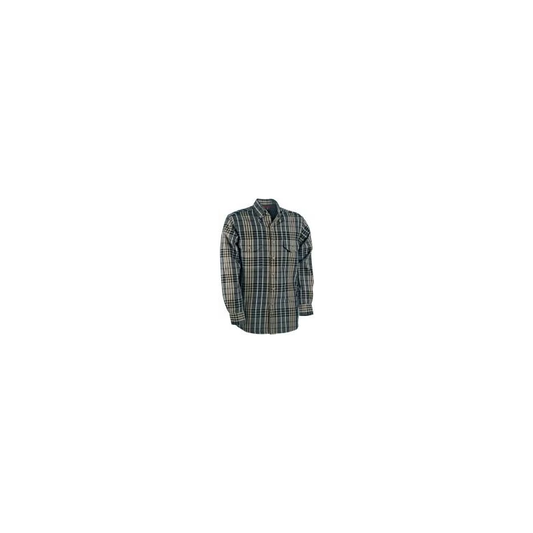 Liquidación total - Camisa de trabajo Cofra Casual 100% algodón V029-0-00 Color Cuerda Negro Talla XL