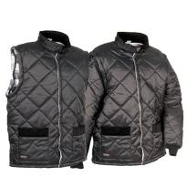 Liquidación total - Parka de trabajo Multibolsillos Cofra Hailstorm V197-0-02 Talla 4XL Color Antracita Negro
