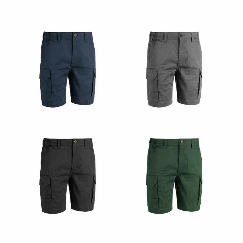 Liquidación total - Bermuda de trabajo Multibolsillos Stretch Sottozero Short Ventura E0265 Talla 3XL Color Azul Marino