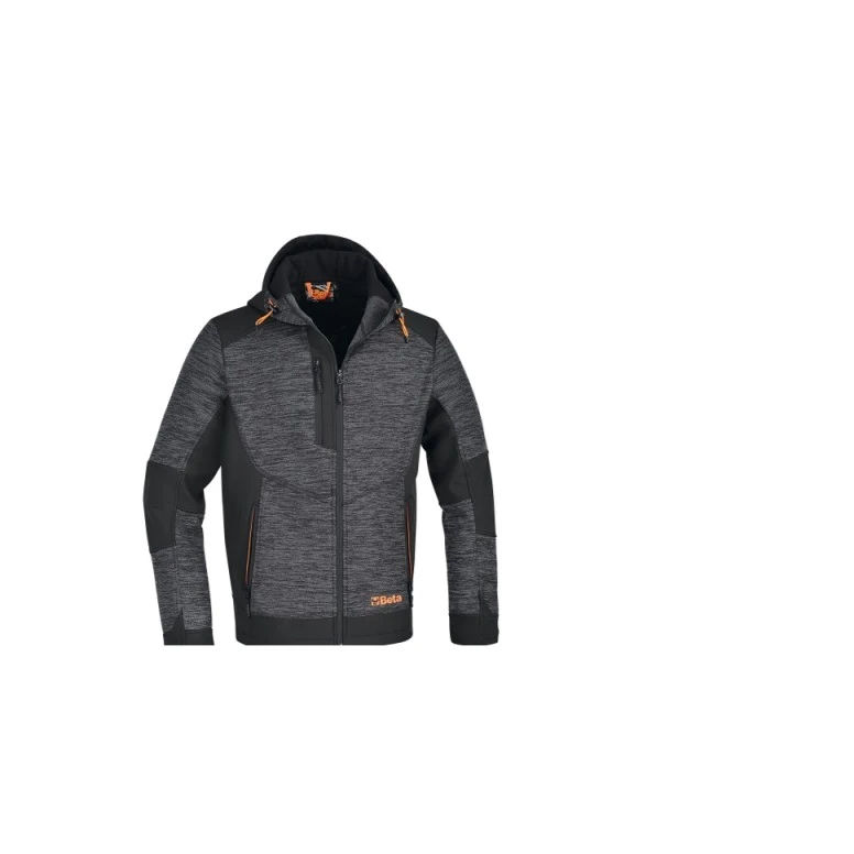 Liquidación total - Sudadera de forro polar con capucha de trabajo Multibolsillos Beta 7637 Talla XL Color Gris