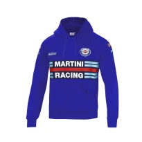 Liquidación total - Sudadera con capucha de trabajo Sparco Hoodie Martini Racing 01279 Talla XL Color Azul 2