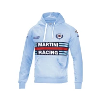 Liquidación total - Sudadera con capucha de trabajo Sparco Hoodie Martini Racing 01279 Talla XL Color Azul