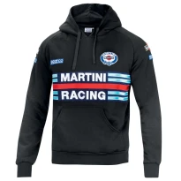 Liquidación total - Sudadera con capucha de trabajo Sparco Hoodie Martini Racing 01279 Talla XL Color Azul