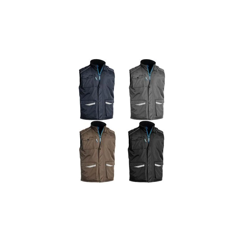 Liquidación total - Chaleco de trabajo Multibolsillos Sottozero Taylor 0325 Talla 2XL Color Azul Marino
