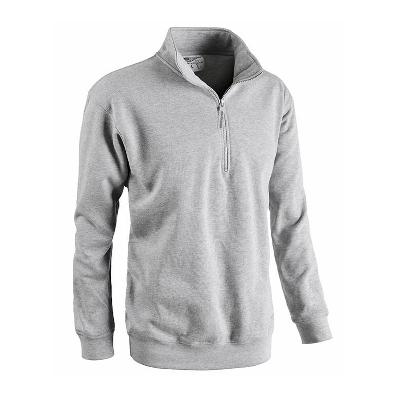 Liquidación total - Sudadera de trabajo Media cremallera Sottozero Smash 50200 Talla 2XL Color Gris Jaspeado Oscuro