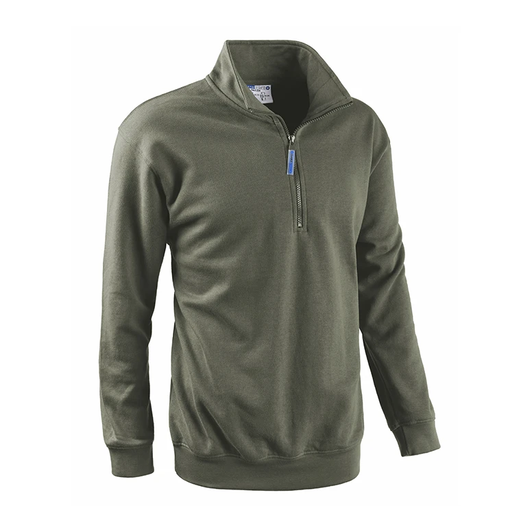 Liquidación total - Sudadera de trabajo Media cremallera Sottozero Smash 50200 Talla 2XL Color Gris Jaspeado Oscuro