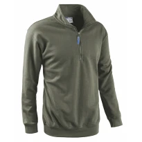 Liquidación total - Sudadera de trabajo Media cremallera Sottozero Smash 50200 Talla 2XL Color Gris Jaspeado Oscuro