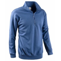 Liquidación total - Sudadera de trabajo Media cremallera Sottozero Smash 50200 Talla 2XL Color Gris Jaspeado Oscuro