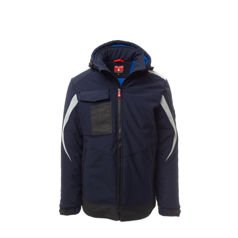 Liquidación total - Chaqueta de trabajo multibolsillos Softshell Payper Wonder Pad AY 7274 Talla L Color Rojo