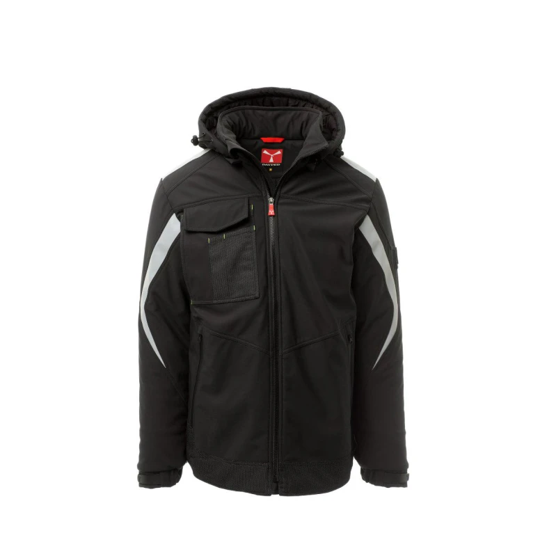 Liquidación total - Chaqueta de trabajo multibolsillos Softshell Payper Wonder Pad AY 7274 Talla L Color Rojo