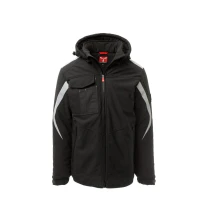 Liquidación total - Chaqueta de trabajo multibolsillos Softshell Payper Wonder Pad AY 7274 Talla L Color Rojo