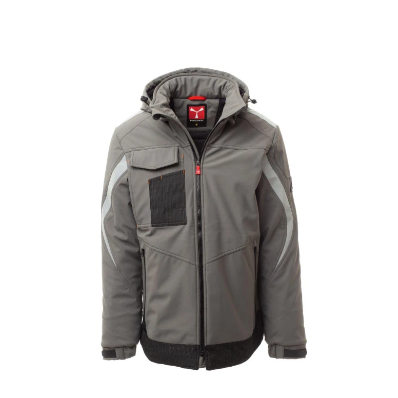 Liquidación total - Chaqueta de trabajo multibolsillos Softshell Payper Wonder Pad AY 7274 Talla L Color Rojo