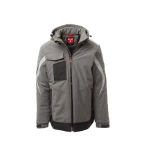 Liquidación total - Chaqueta de trabajo multibolsillos Softshell Payper Wonder Pad AY 7274 Talla L Color Rojo