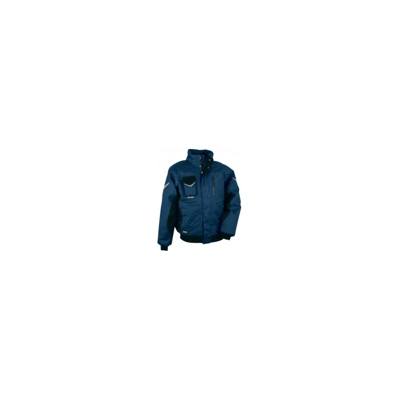 Liquidación total - Chaquetón Acolchado de trabajo Multibolsillos Cofra Iceberg V001-0-00 Número 52 Color Barro Negro