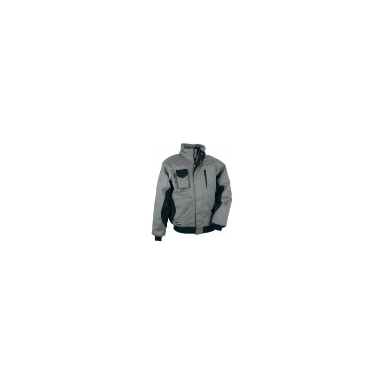Liquidación total - Chaquetón Acolchado de trabajo Multibolsillos Cofra Iceberg V001-0-00 Número 52 Color Barro Negro