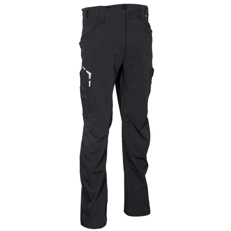 Liquidación total - Pantalón de trabajo Multibolsillos Stretch Cofra Hagfors V592-0-02 número 58 color negro negro