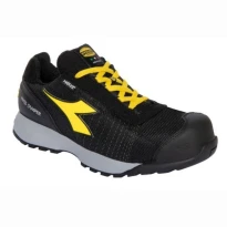Liquidación total - Zapatos de seguridad Diadora Glove Mds Mtx Low S1P HRO SRC ESD 701.181133 Número 43 Color Negro Amarillo 2