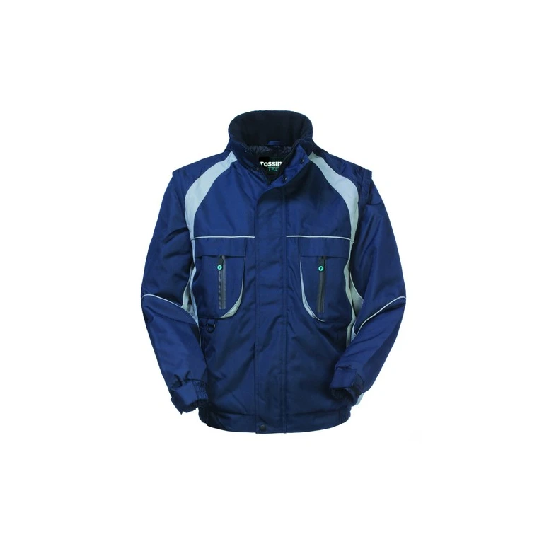 Liquidación total - Chaquetón de trabajo Multibolsillos Rossini Montana HH683 Talla L Color Rojo