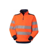 Liquidación total - Sudadera de trabajo Alta visibilidad Rossini Hi-Vis HH235 Talla 2XL Color Naranja