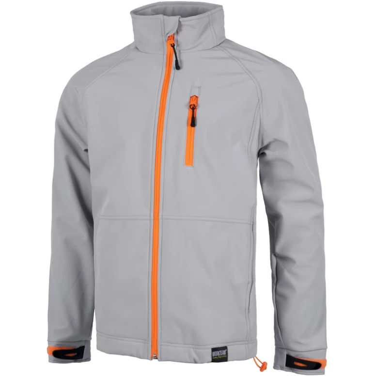 Chaqueta Workshell multibolsillos combinada con tejido impermeable - Workteam