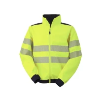 Liquidación total - Chaquetón de trabajo Alta visibilidad Stretch Rossini Softshell Hi-Vis HH236 Talla L Color Amarillo