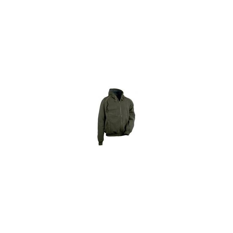 Liquidación total - Chaqueta de forro polar con capucha de trabajo Multibolsillos Cofra Potsdam V130-0-02 Talla M color marino