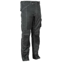 Liquidación total - Pantalón de trabajo Stretch Elásticos Multibolsillos Cofra Pearland V472-0-02 Número 58 Color Antracita Gris
