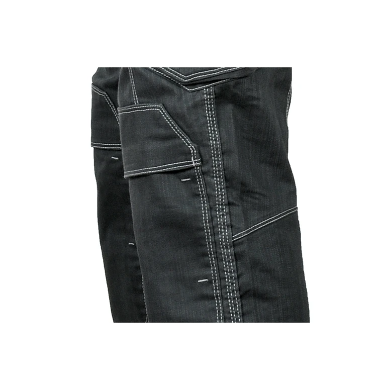 Liquidación total - Pantalón de trabajo Stretch Elásticos Multibolsillos Cofra Pearland V472-0-02 Número 58 Color Antracita Gris