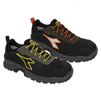 Liquidación total - Zapatos de seguridad Diadora Sport Diatex Low S3 WR CI SRC 701.181121 Número 43 Color Negro Gris Acero