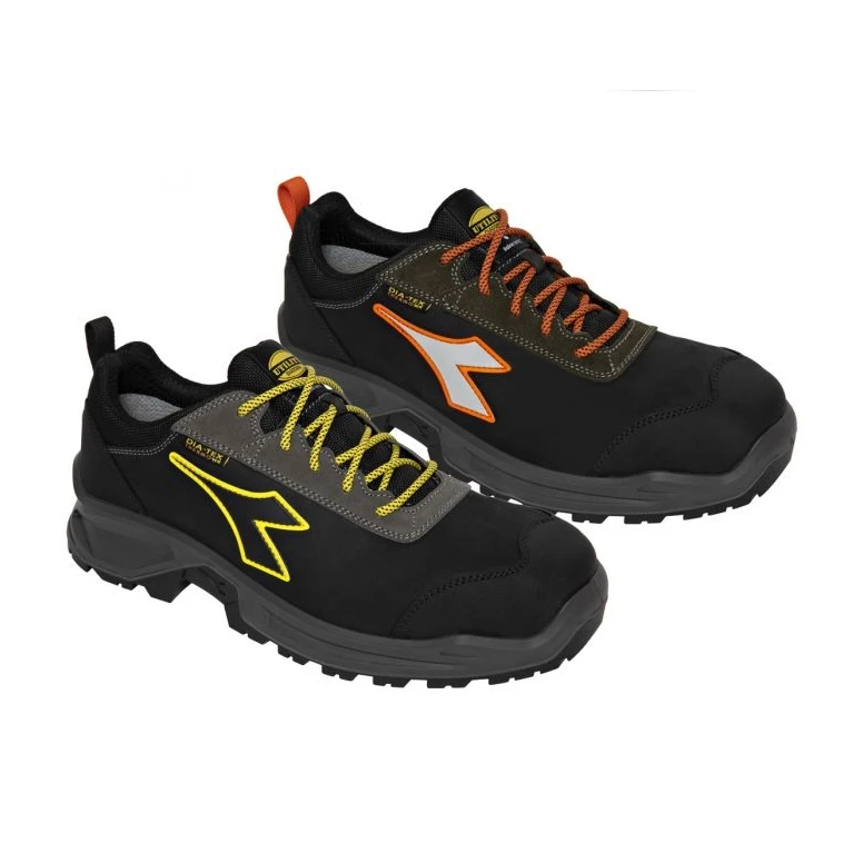 Liquidación total - Zapatos de seguridad Diadora Sport Diatex Low S3 WR CI SRC 701.181121 Número 43 Color Negro Gris Acero