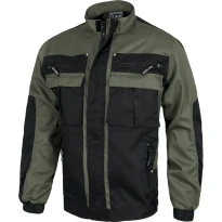 Chaqueta de trabajo bicolor multibolsillos con costuras triples - Workteam