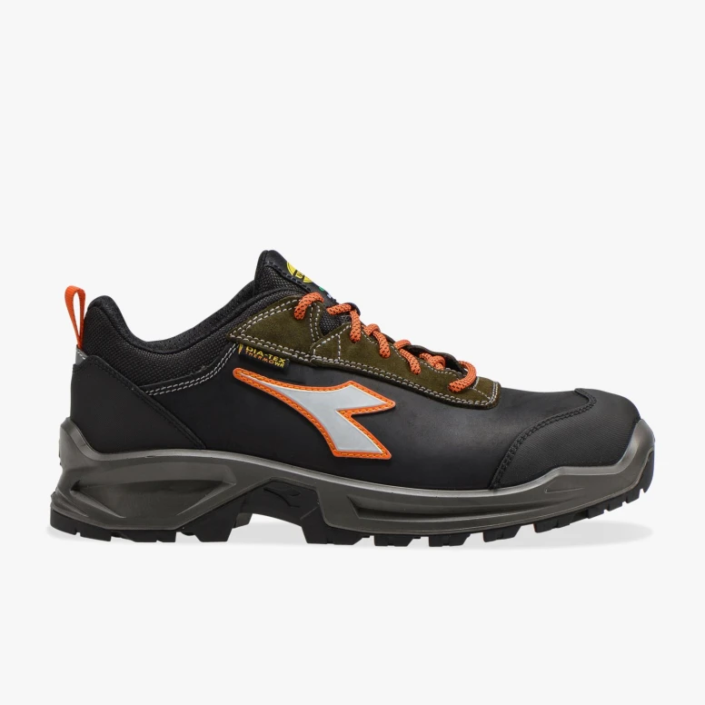 Liquidación total - Zapatos de seguridad Diadora Sport Diatex Low S3 WR CI SRC 701.181121 Número 43 Color Negro Gris Acero