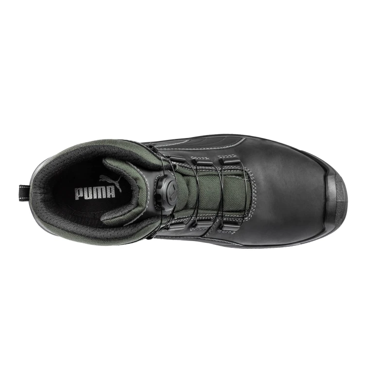 Liquidación total - Zapatos de seguridad Puma Cascades Disc Mid con cierre BOA S3 HRO SRC 630211 Número 44