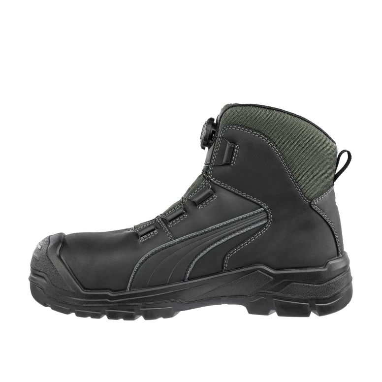 Liquidación total - Zapatos de seguridad Puma Cascades Disc Mid con cierre BOA S3 HRO SRC 630211 Número 44